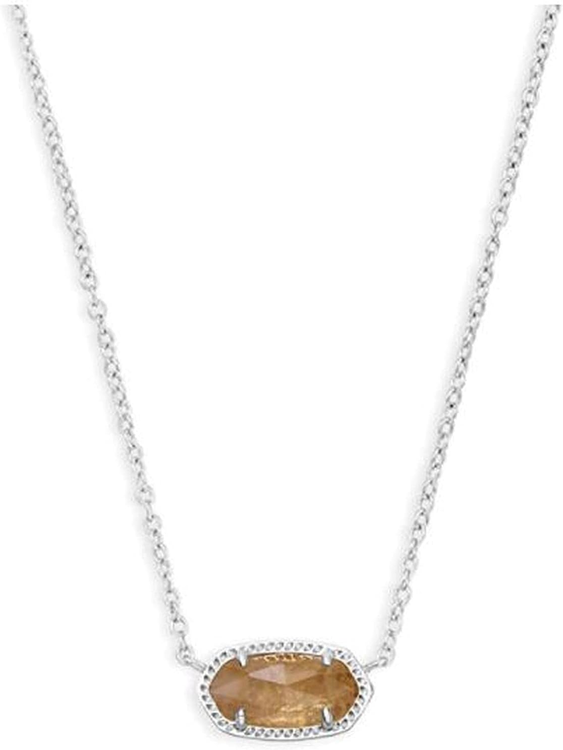 gold plated necklace featuring a polished oval pendant, perfect for elevating any outfit with elegance.