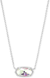 Elisa gold plated necklacePendant Necklace for Women, Fashion Jewelry, 14K Gold-Plated