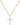 14K Gold Plated Cubic Zirconia Cross Necklace for Women | Cross Faith Pendant Necklaces