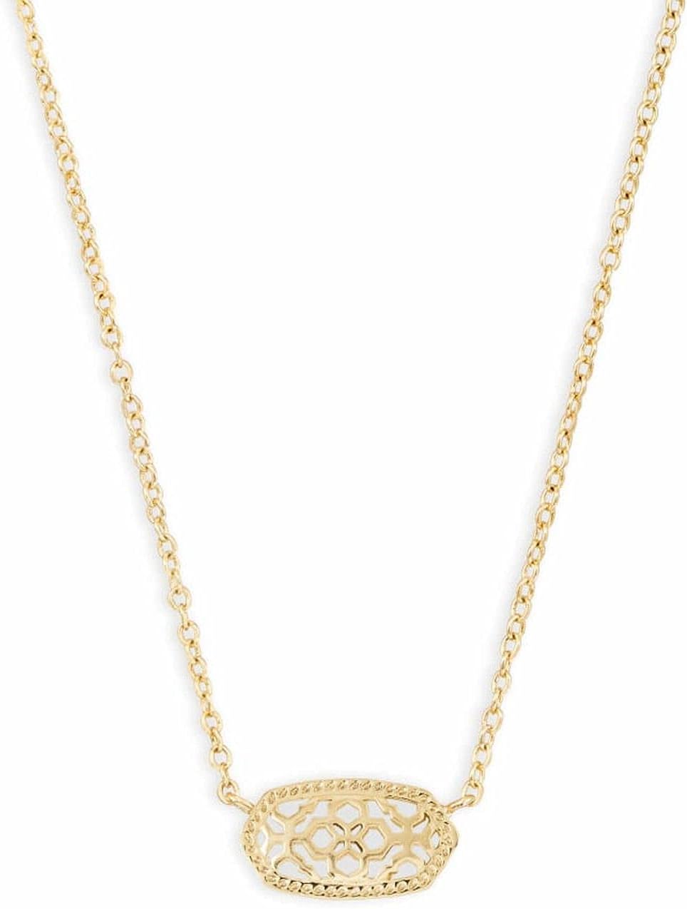 Elisa Pendant Neckgold plated necklacelace for Women, Fashion Jewelry, 14K Gold-Plated