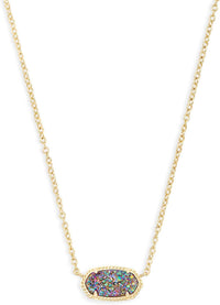 Elisa Pegold plated necklacendant Necklace for Women, Fashion Jewelry, 14K Gold-Plated