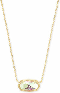 Elisa Pgold plated necklaceendant Necklace for Women, Fashion Jewelry, 14K Gold-Plated
