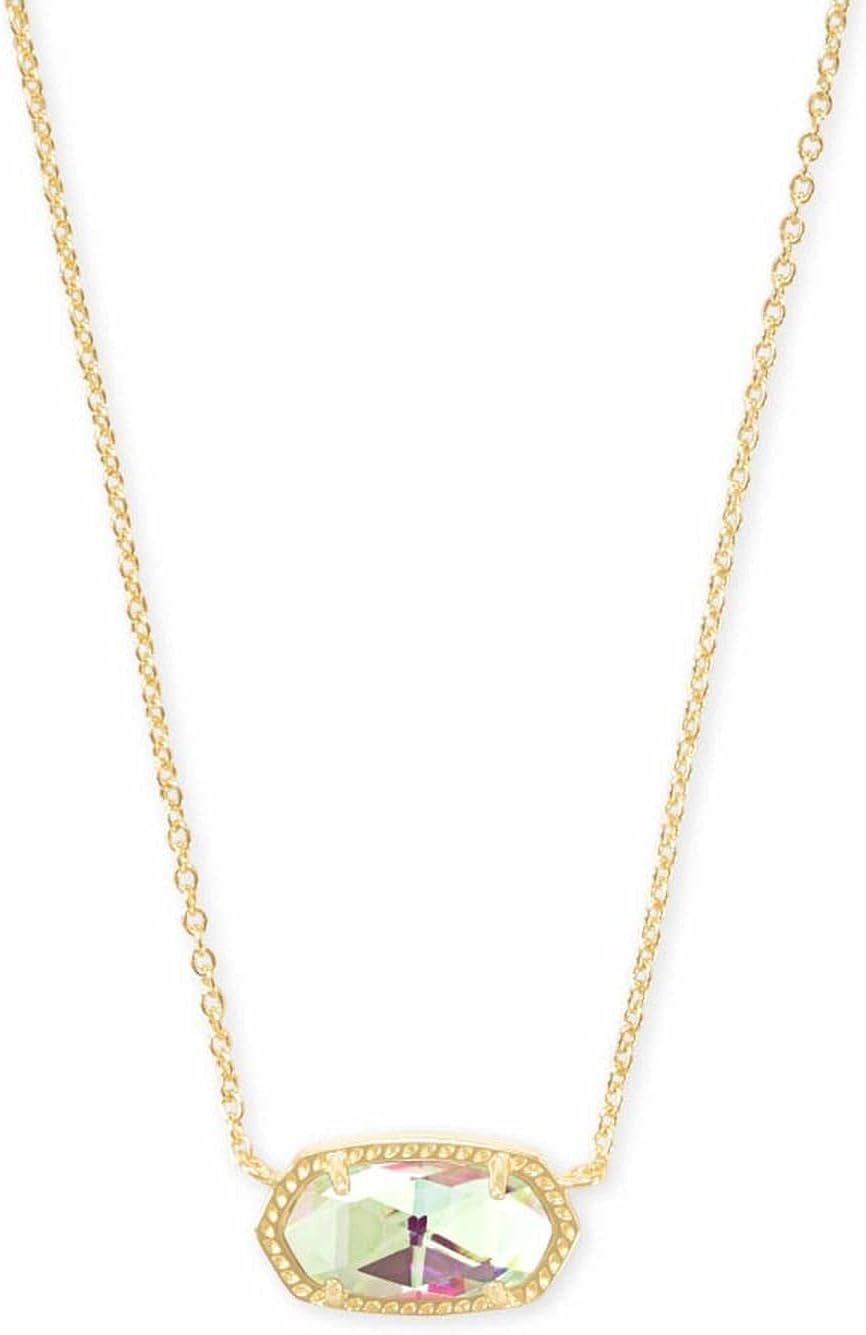 Elisa Pgold plated necklaceendant Necklace for Women, Fashion Jewelry, 14K Gold-Plated