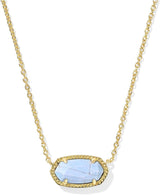 Elisa Pendant Necklace for Wgold plated necklaceomen, Fashion Jewelry, 14K Gold-Plated