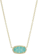 Elisa Pengold plated necklacedant Necklace for Women, Fashion Jewelry, 14K Gold-Plated
