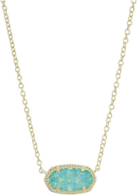 Elisa Pengold plated necklacedant Necklace for Women, Fashion Jewelry, 14K Gold-Plated
