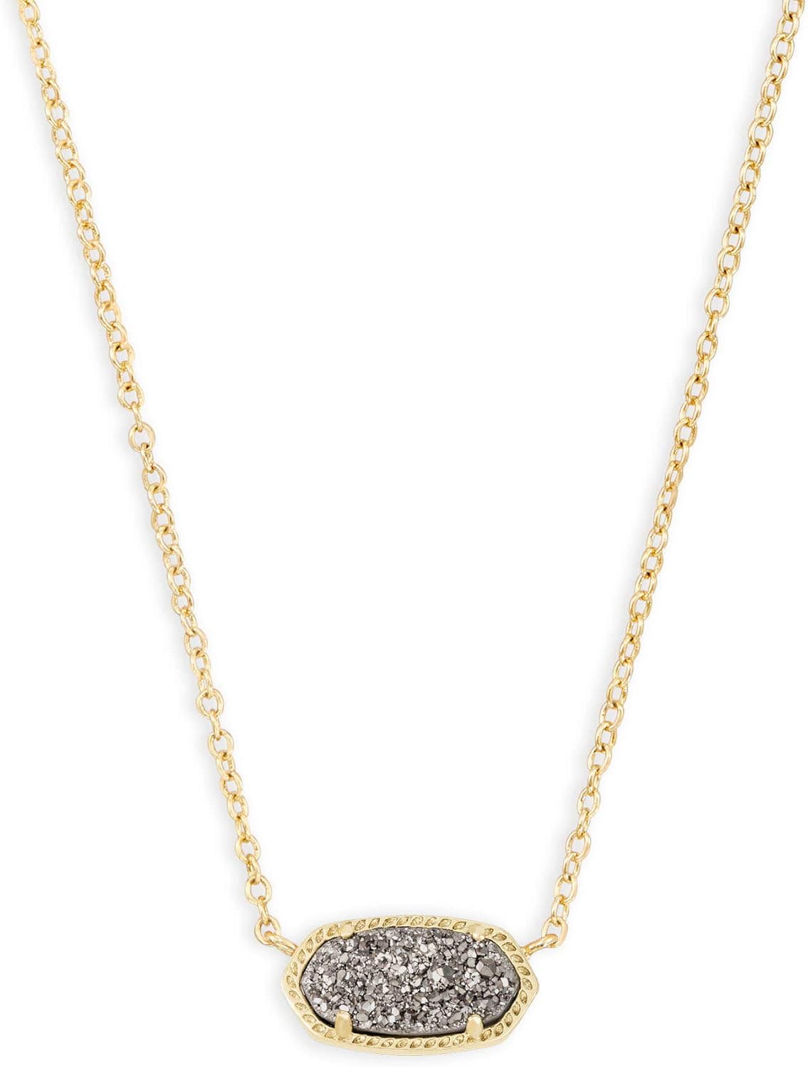 gold plated necklace featuring a stylish design with an oval pendant and intricate detailing, perfect for any occasion.