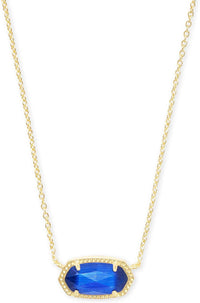Elisa Pendant Necklace for gold plated necklaceWomen, Fashion Jewelry, 14K Gold-Plated