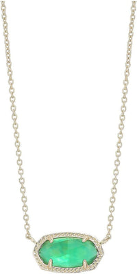 Elisa Pendgold plated necklaceant Necklace for Women, Fashion Jewelry, 14K Gold-Plated