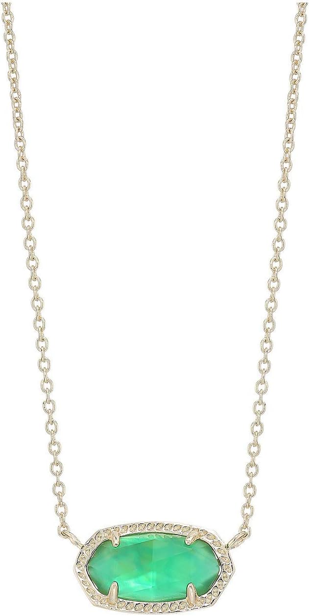 Elisa Pendgold plated necklaceant Necklace for Women, Fashion Jewelry, 14K Gold-Plated