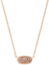 Elisa gold plated necklacePendant Necklace for Women, Fashion Jewelry, 14K Gold-Plated
