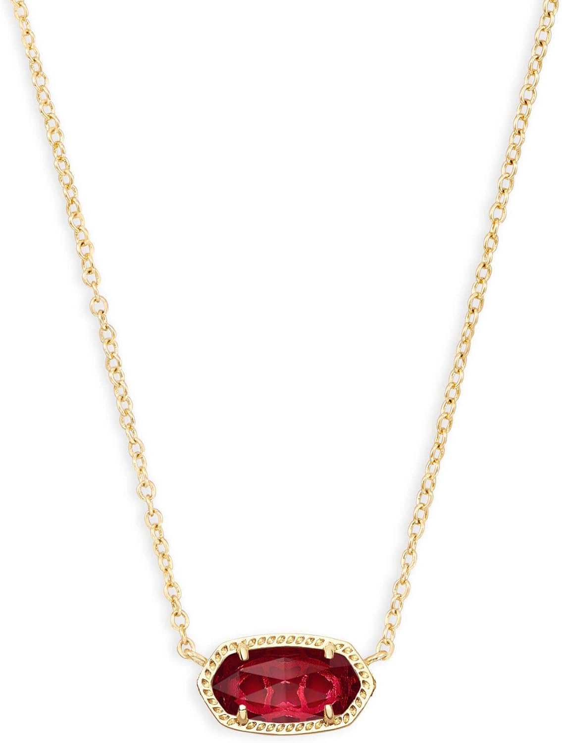 gold plated necklaceElisa Pendant Necklace for Women, Fashion Jewelry, 14K Gold-Plated